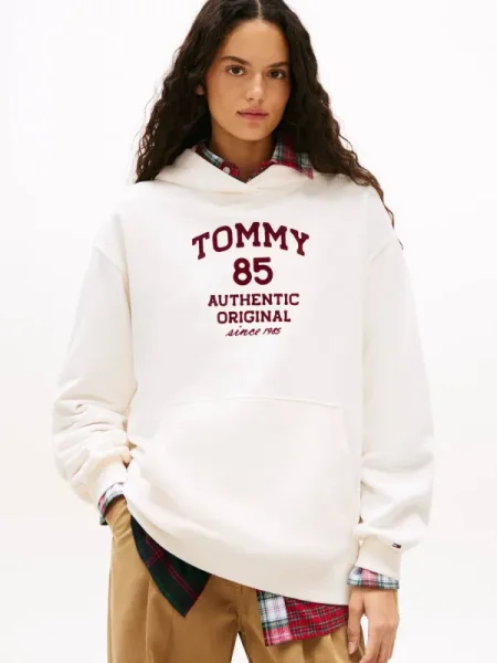 Geacă de blugi Tommy Jeans alb