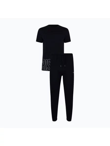 Pijamale pentru bărbați Pyjama Short black negru