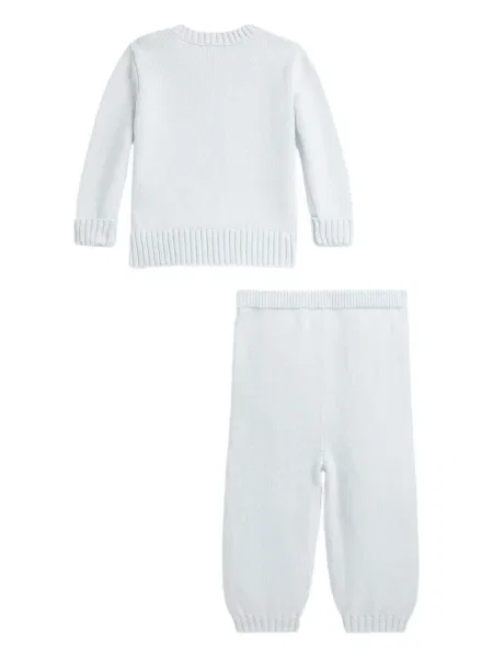 Spodnie dziecięce Polo Ralph Lauren niebieskie
