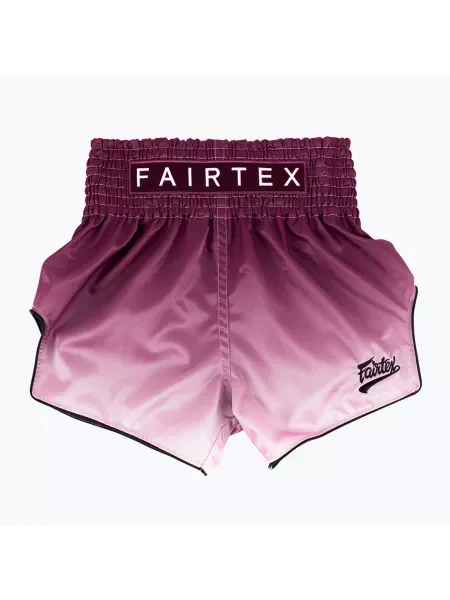 Тренировъчни шорти Fairtex Muay Thai Fade' бордо