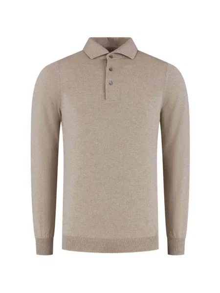 Lung tricou polo Gran Sasso tricotate
