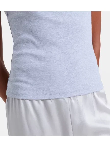 Tricou Leset din jerseu gri