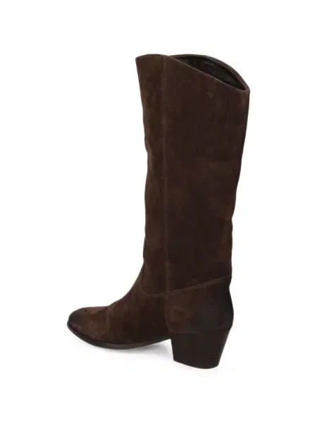 Botine Ash din piele de căprioară maro