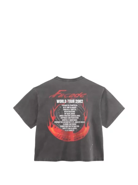 Tricou Triple Sevens cu imagine gri