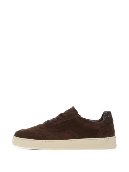 Sneakerși Filling Pieces din piele de căprioară maro