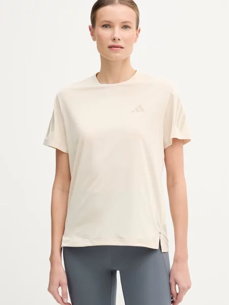 ADIDAS PERFORMANCE Tehnička sportska majica / tamno bež
