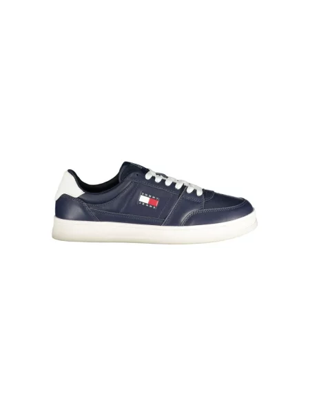 Sneakersy Tommy Hilfiger skórzane niebieskie