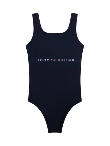 Tommy Hilfiger Strój kąpielowy granatowy