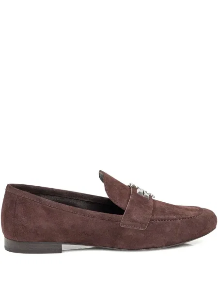 Pantofi loafer Tory Burch maro