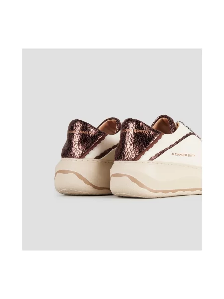 Pantofi Alexander Smith alb