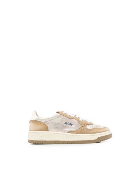 Sneakersy Autry skórzane beżowe