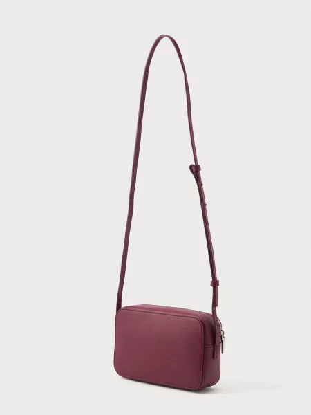 Calvin Klein Crossbody kabelka dámska z imitácie kože červená