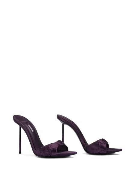 Sandale Le Silla din satin violet