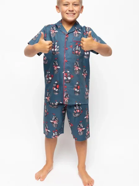 Детская пижама Cyberjammies зеленая