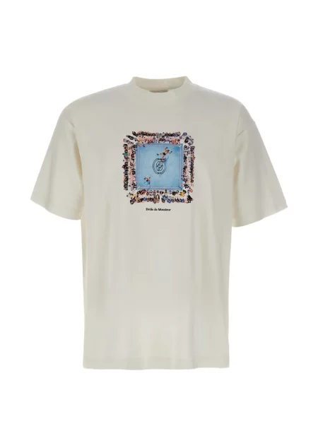Tricou Drole De Monsieur alb