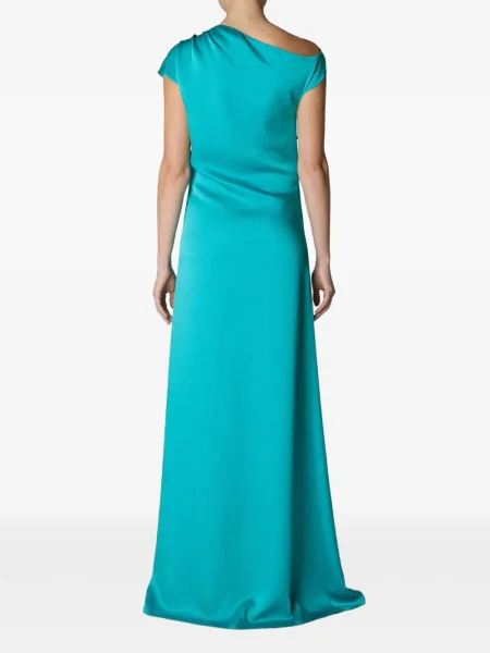 Rochie Del Core drapată de costum albastru