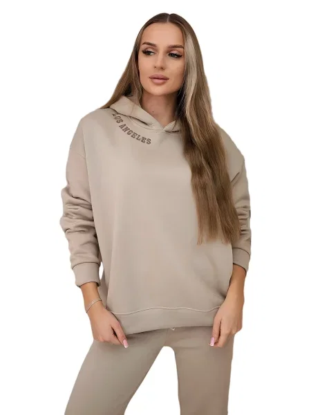 Kalhoty Kesi béžové
