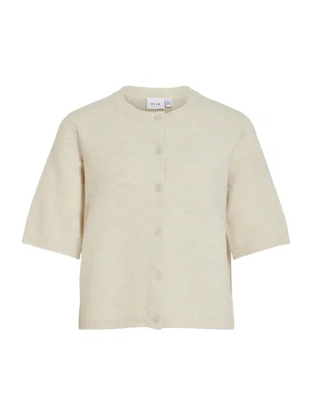 VILA Geacă tricotată VILIGA' bej