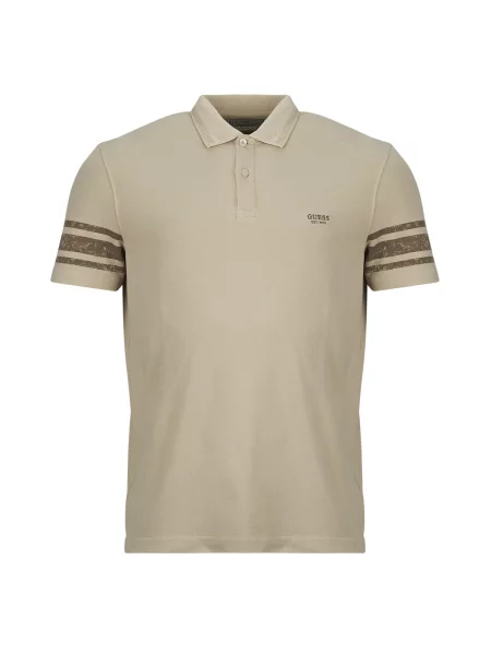GUESS Tricou maro / gri taupe bej
