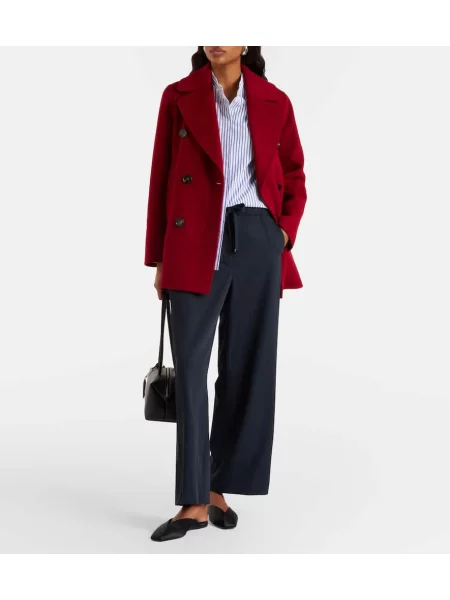 Pantaloni 's Max Mara de lână albastru