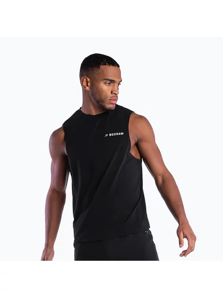 Tricou pentru bărbați BOXRAW We Don't Play Boxing Muscle Tank black negru