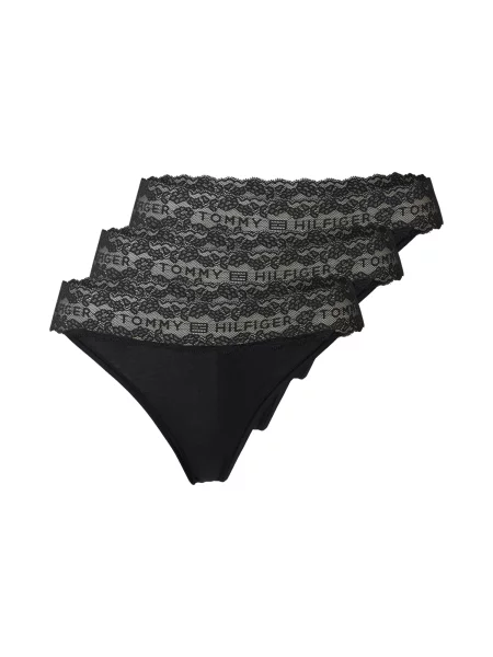 Tommy Hilfiger Underwear Tanga negru