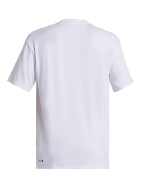 Koszulka surf UPF 50 z krótkim rękawem dla Mężczyzn EVERYDAY SURF biała