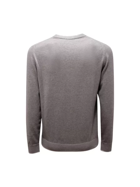 Jedwabny sweter Peserico szary