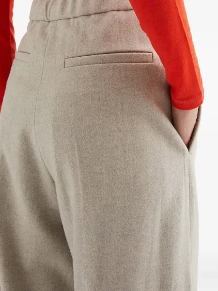 Pantaloni Jil Sander de flanelă