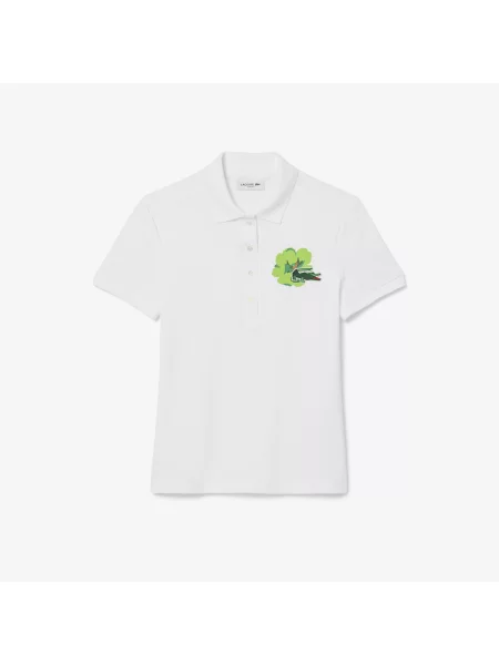 Lacoste Koszulka Polo Slim Fit biała