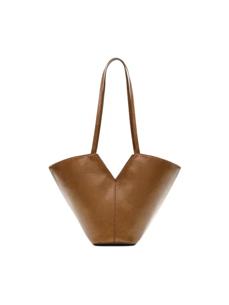 Torebka skórzana Francesco Biasia skórzana brązowa