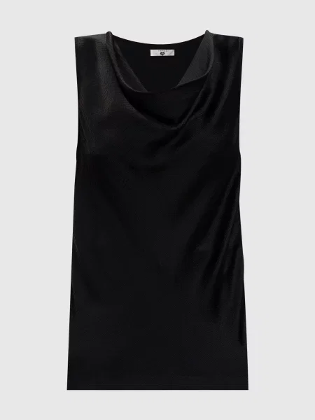 Топ з логотипом Twinset чорний