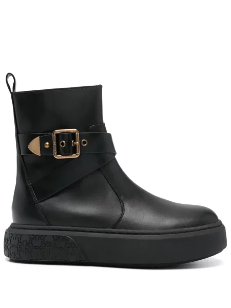 Botine Pinko din piele negru
