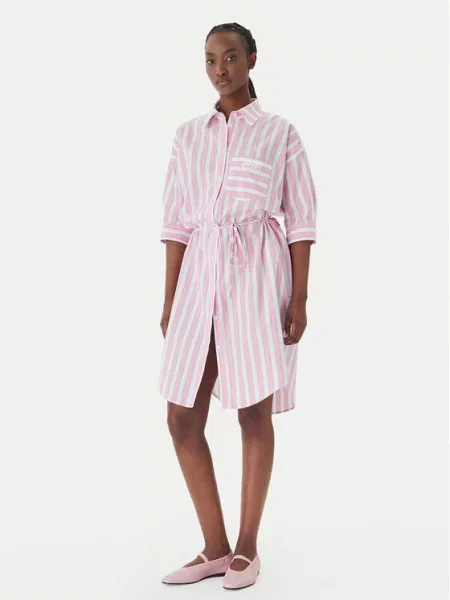 JOOP! Jeans Rochie tip cămașă Dua roz