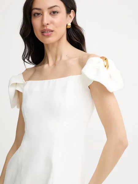 Elisabetta Franchi Len ruha bézs