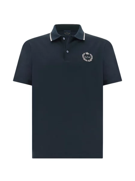 Tricou polo Paul & Shark cu broderie albastru
