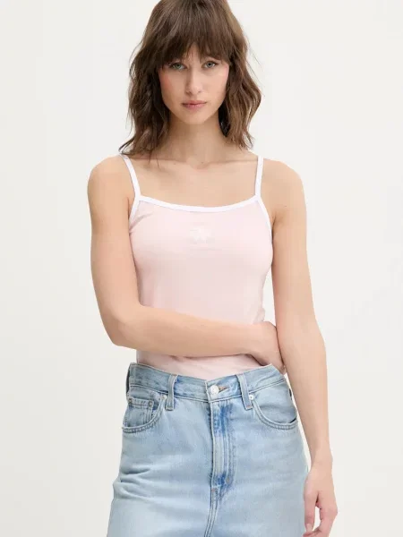 Топ Guess Jeans розово