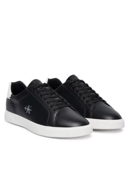Calvin Klein Sneakersy Low Prof Cupsole Lth čierna