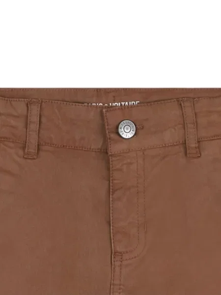 Spodnie dziecięce Zadig & Voltaire brązowe