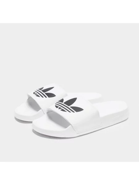 Bazénové pantofle Adidas bílé