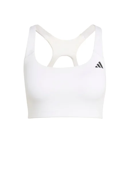 ADIDAS PERFORMANCE Sportinė liemenėlė Optime juoda balta