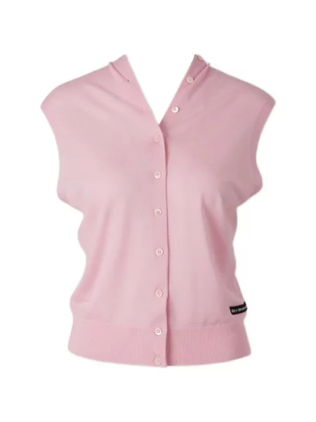 Top Alexander Wang fără mâneci tricotate roz