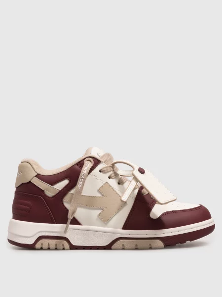 Шкіряні кросівки Out Of Office з нашивкою емблеми Off-white