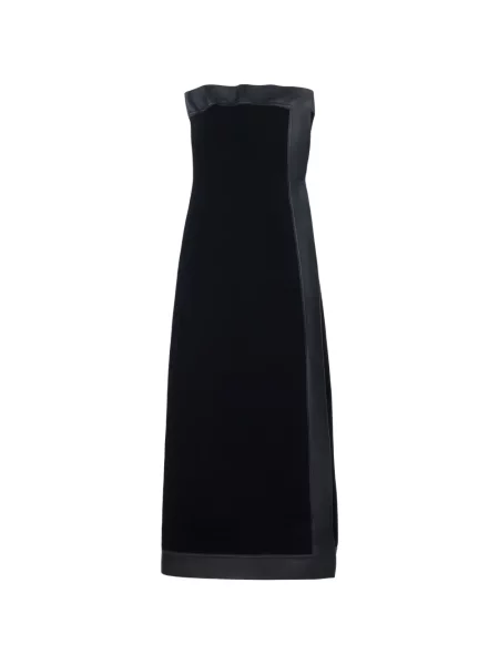 Rochie Tod's din piele fără bretele negru