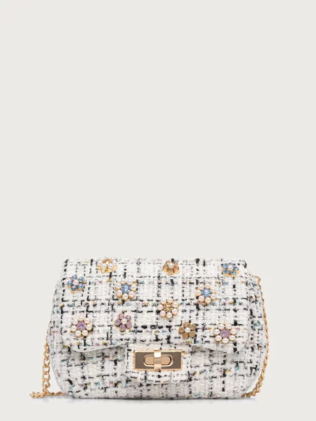 Aldo geantă crossbody pentru femei BBELLAFLORAL alb