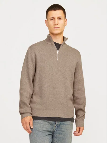 Jack&Jones Džemper Milano Relaxed Fit siva