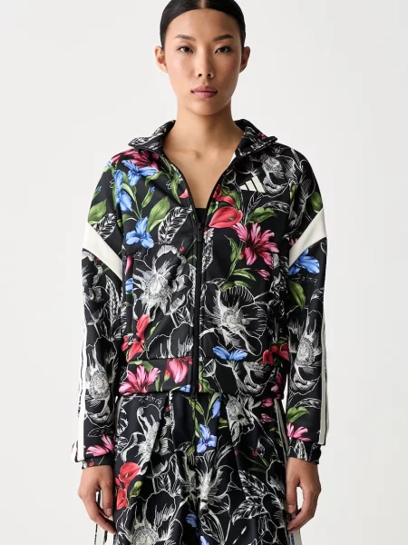 Adidas Geacă de vânt negru