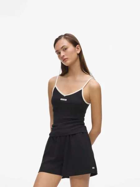 Karl Lagerfeld Top negru alb