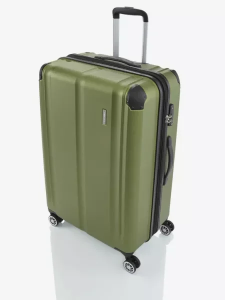 Travelite City 4w L Green Bőrönd zöld