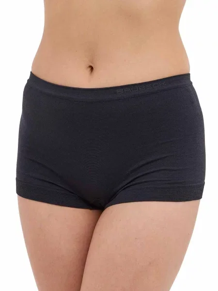 Bokserki classic z wełną Brubeck COMFORT MERINO czarne